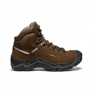 Keen Durand II Waterproof Wide Werklaarzen Heren Bruin | OSP6154IP