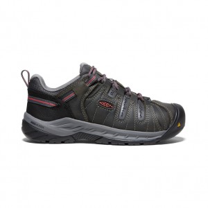 Keen Flint II Werkschoenen Dames Zwart Roze | TGN4830KW