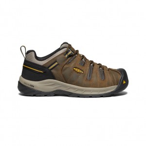 Keen Flint II Werkschoenen Heren Bruin | FMX6530AU