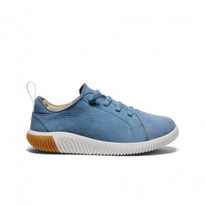 Keen KNX Leather Sneakers Kinderen Blauw | CCN6384FI