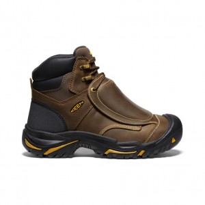 Keen Mt Vernon 6" MET Waterproof Werklaarzen Heren Bruin | WFR5079EX