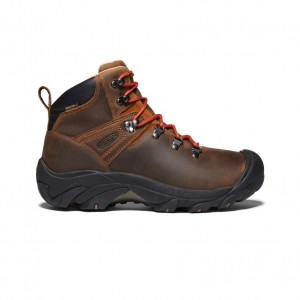 Keen Pyrenees Waterproof Wandellaarzen Dames Donkerbruin | KEQ8128QY