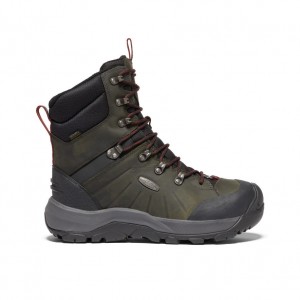 Keen Revel IV High Polar Waterproof Werklaarzen Heren Olijfgroen Rood | ULJ543FU