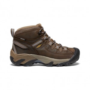 Keen Targhee II Waterproof Mid Werklaarzen Dames Bruin Zwart Grijs | WDC2739ST