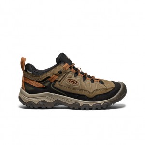 Keen Targhee IV Wide Waterproof Wandelschoenen Heren Olijfgroen Zwart | UHQ5420MQ