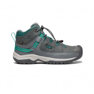 Keen Targhee Waterproof Werklaarzen Big Kinderen Grijs Groen | OTL666KQ