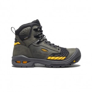 Keen Troy 6" Waterproof Werklaarzen Heren Bruin Zwart | BLR6923OX