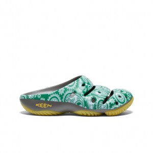 Keen Yogui Arts Clog x T.H.C. Badslippers Heren Groen | NQE7430NU