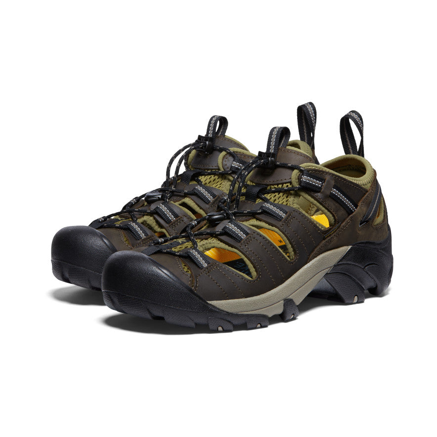 Keen Arroyo II Werkschoenen Heren Zwart Geel | ELI365SF