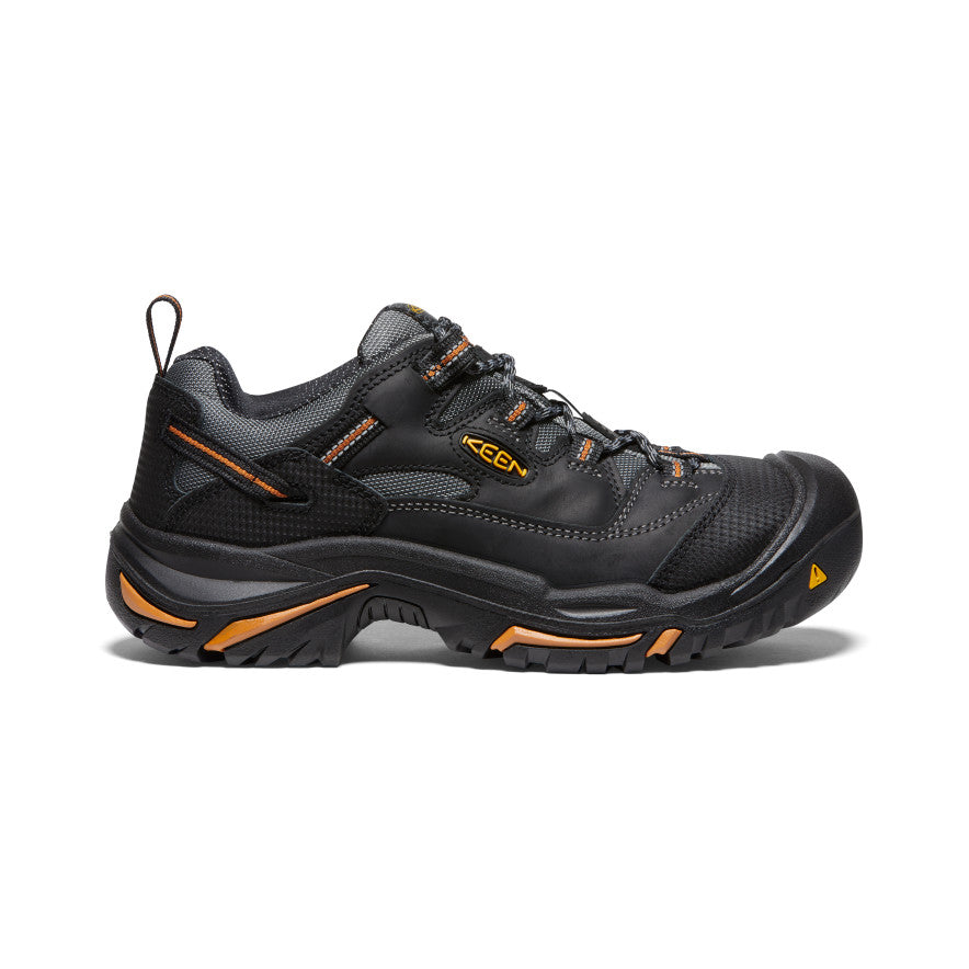 Keen Braddock Low Werkschoenen Heren Zwart | SYS6533RD