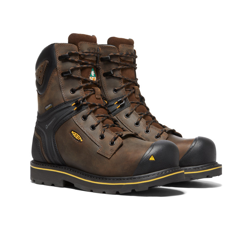 Keen CSA Abitibi II Waterproof Werklaarzen Heren Bruin Zwart | SJZ2973MF