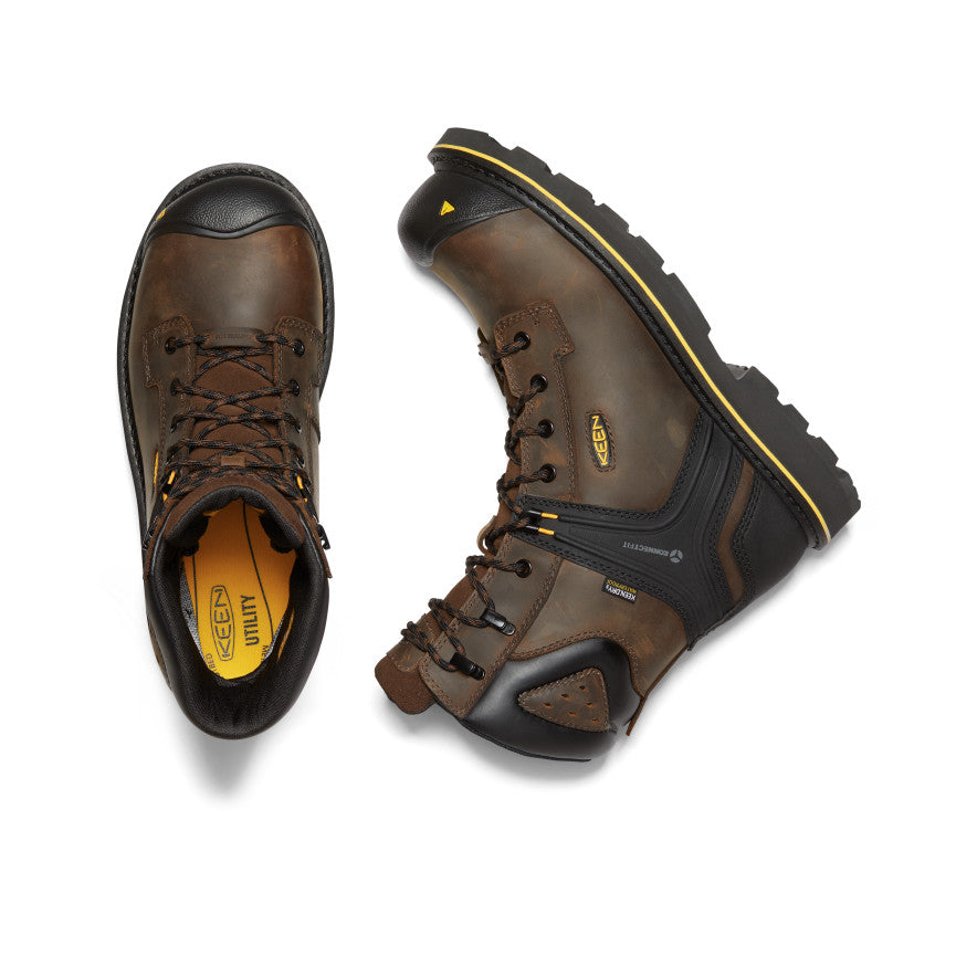 Keen CSA Abitibi II Waterproof Werklaarzen Heren Bruin Zwart | SJZ2973MF