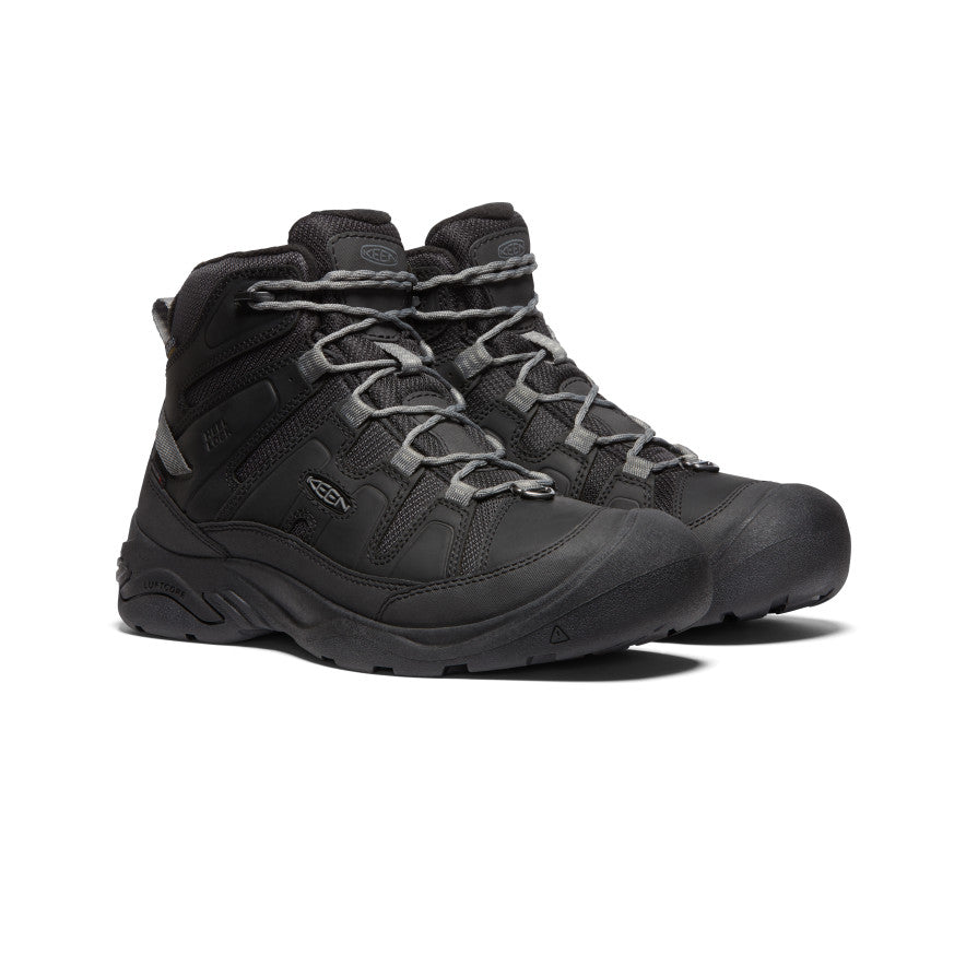 Keen Circadia Polar Waterproof Werklaarzen Heren Zwart Grijs | OHX492CJ