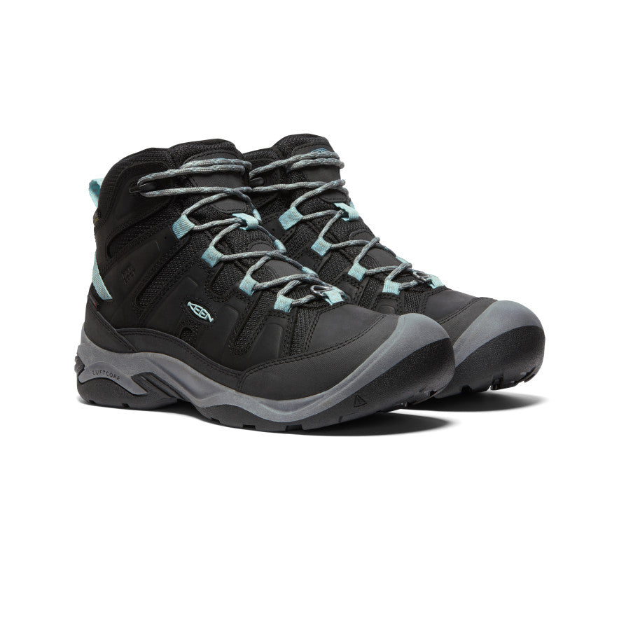 Keen Circadia Polar Waterproof Werklaarzen Dames Zwart Blauw | GKV646RE