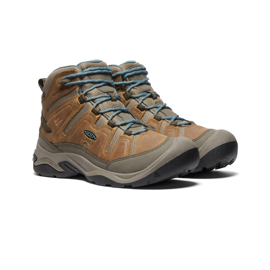 Keen Circadia Waterproof Werklaarzen Dames Bruin | RFH714RT