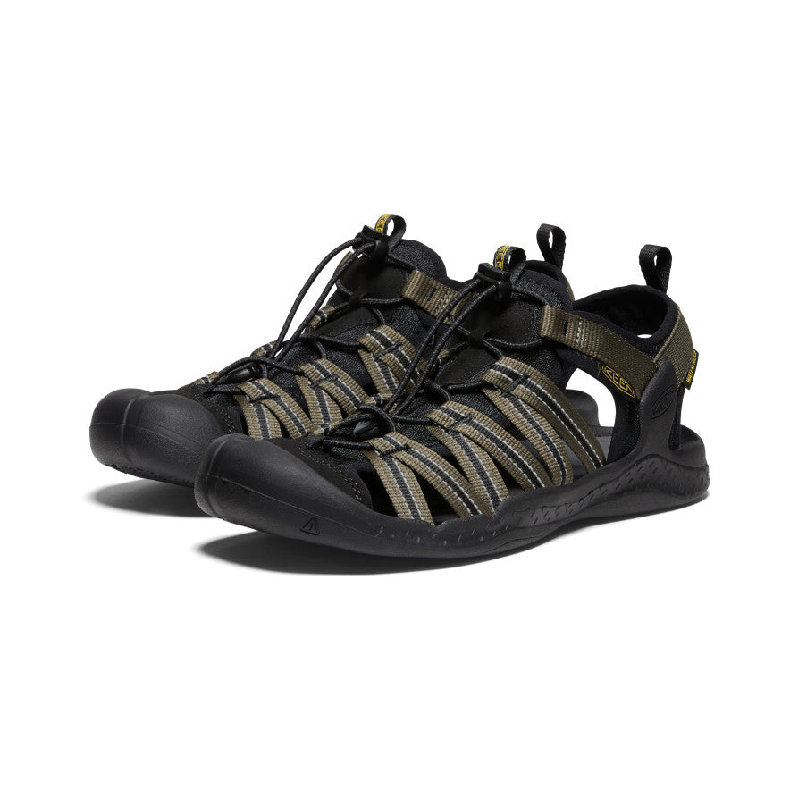 Keen Drift Creek H2 Sandalen Heren Donkerolijfgroen Zwart | HEN4110LE