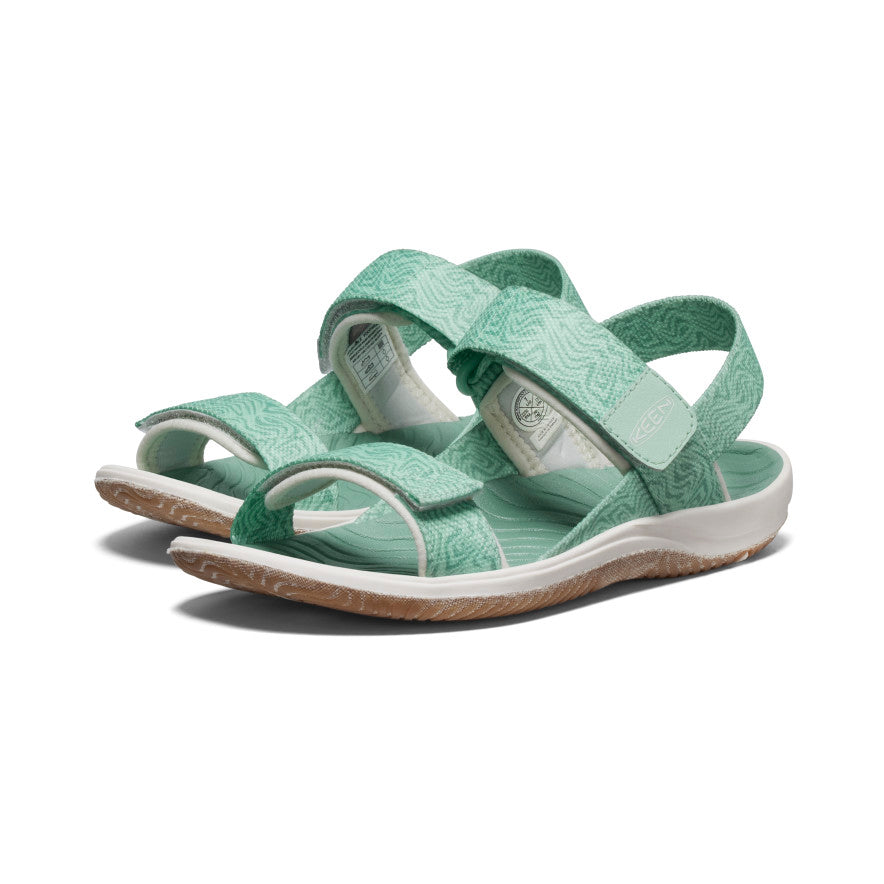 Keen Elle Backstrap Sandalen Big Kinderen Groen Wit | GWD2622VN