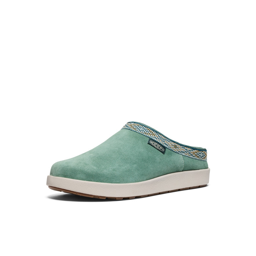 Keen Elle Suede Mule Pantoffels Dames Groen | FXV69SF