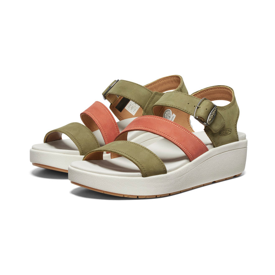 Keen Ellecity Backstrap Sandalen Dames Olijfgroen | APZ6631TJ