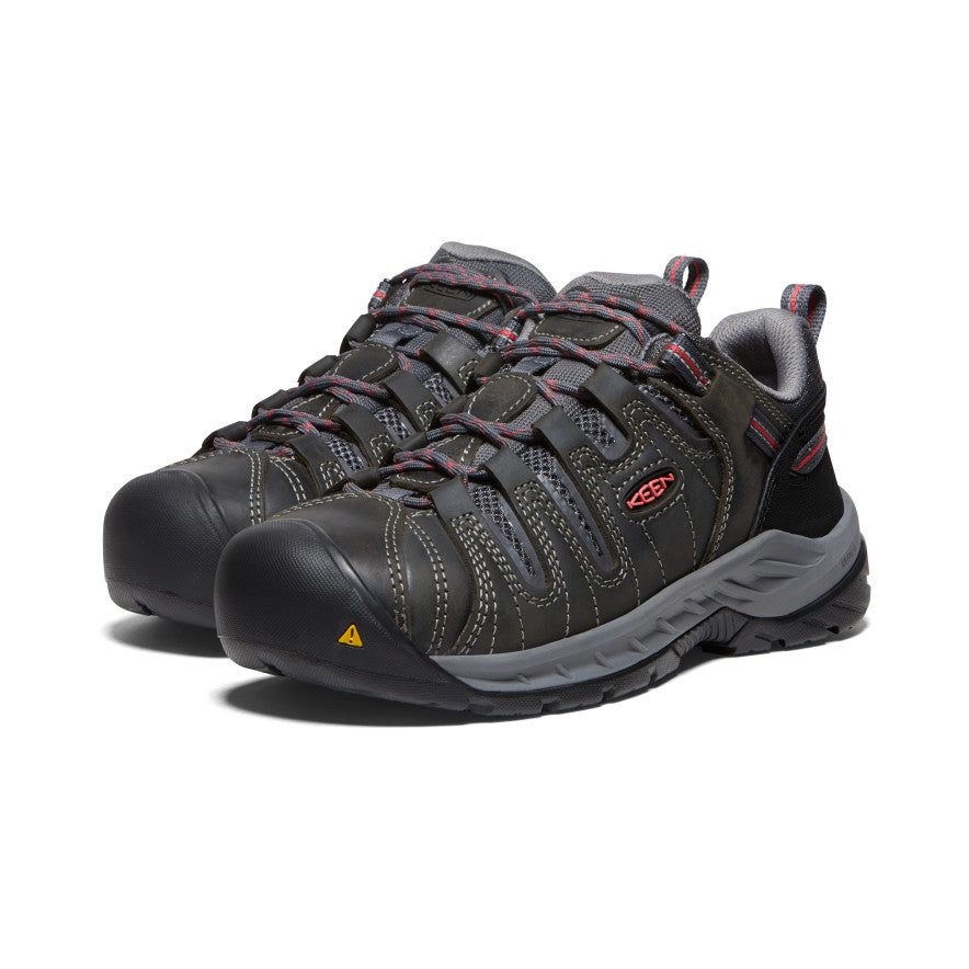 Keen Flint II Werkschoenen Dames Zwart Roze | TGN4830KW