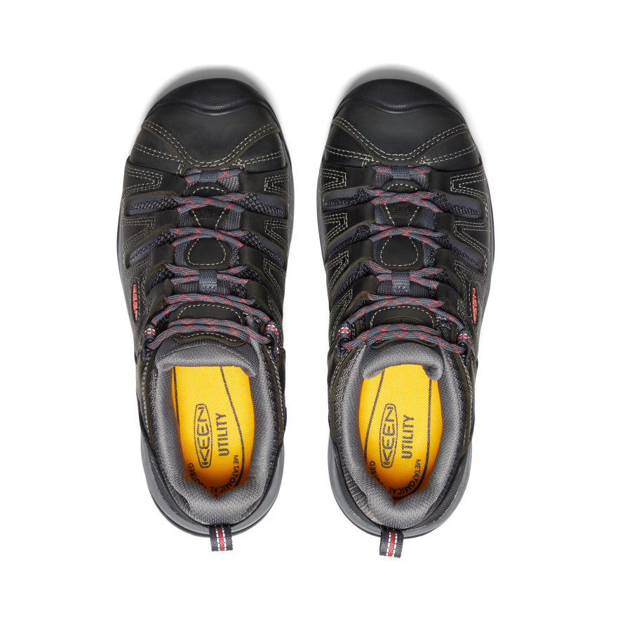 Keen Flint II Werkschoenen Dames Zwart Roze | TGN4830KW