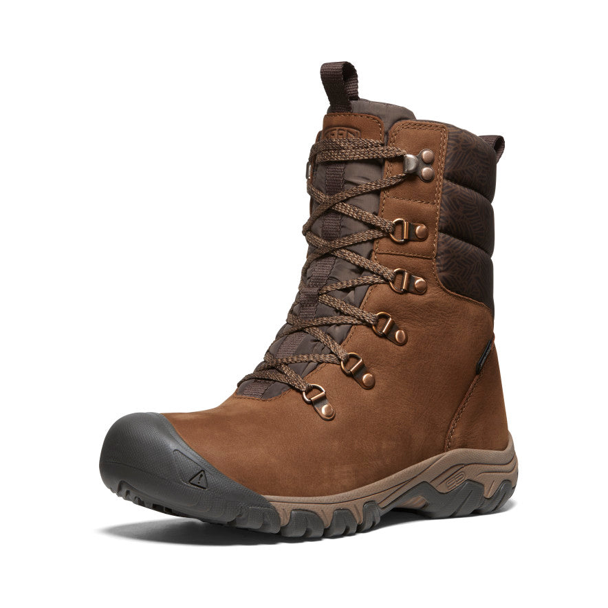 Keen Greta Waterproof Werklaarzen Dames Bruin | DVG8993XJ