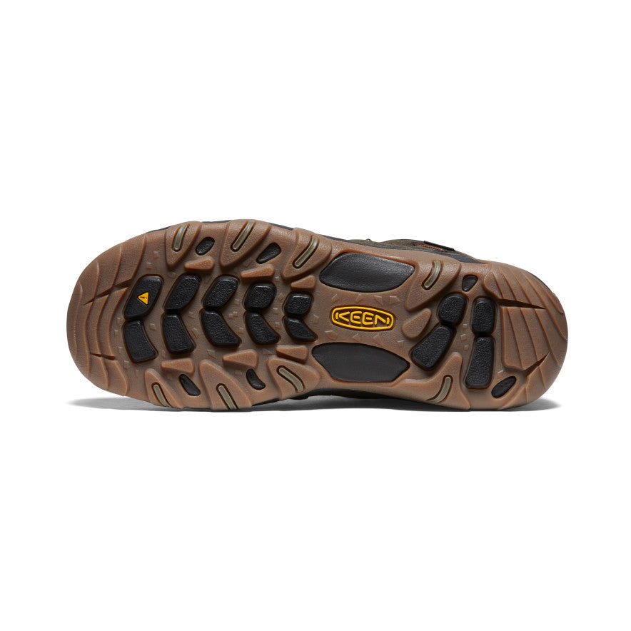 Keen Headout Waterproof Wandellaarzen Heren Zwart Olijfgroen Khaki Oranje | QIM76TM