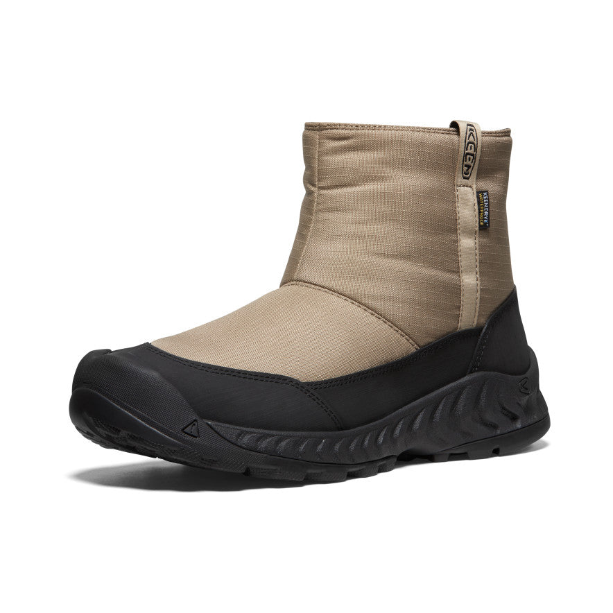 Keen Hood NXIS Waterproof Winter Pull-On Sneeuwlaarzen Heren Beige Zwart | TJS6627SM