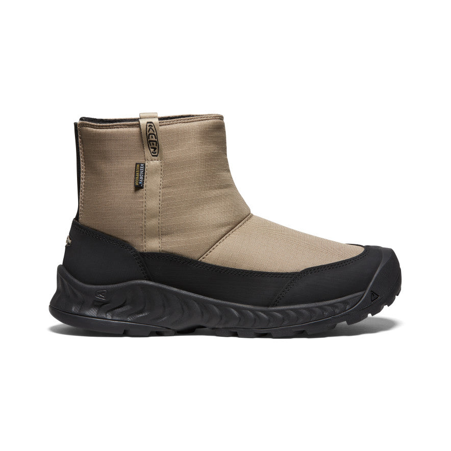 Keen Hood NXIS Waterproof Winter Pull-On Sneeuwlaarzen Heren Beige Zwart | TJS6627SM