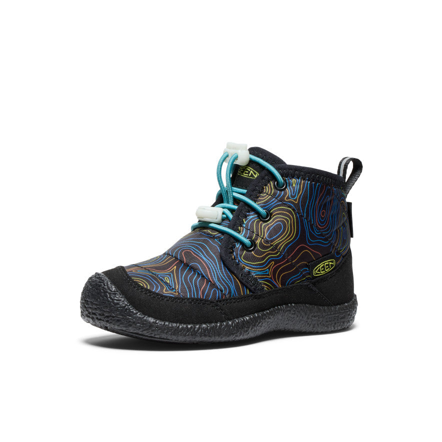 Keen Howser II Waterproof Chukka Laarzen Kinderen Zwart Blauw | AGU761BY