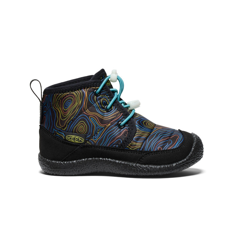 Keen Howser II Waterproof Chukka Laarzen Kinderen Zwart Blauw | AGU761BY