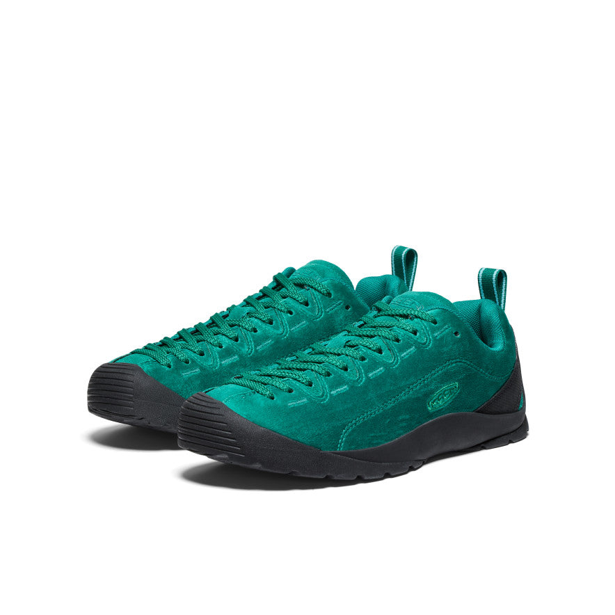 Keen Jasper Suede Sneakers Dames Groen Zwart | UFD8479FZ