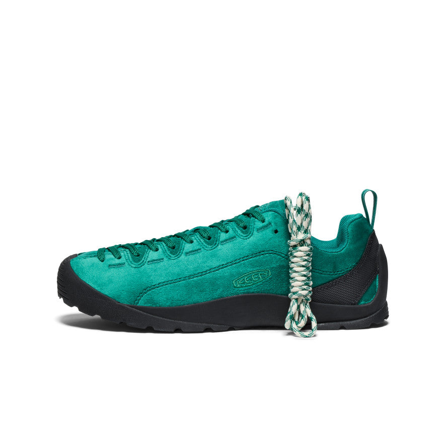 Keen Jasper Suede Sneakers Dames Groen Zwart | UFD8479FZ