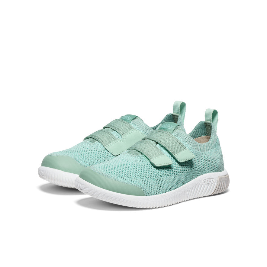 Keen KNX Knit Double Strap Sneakers Kinderen Grijs Groen | MKD4828UP