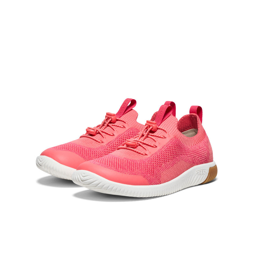 Keen KNX Knit Sneakers Big Kinderen Roze Wit | NTD1135WC