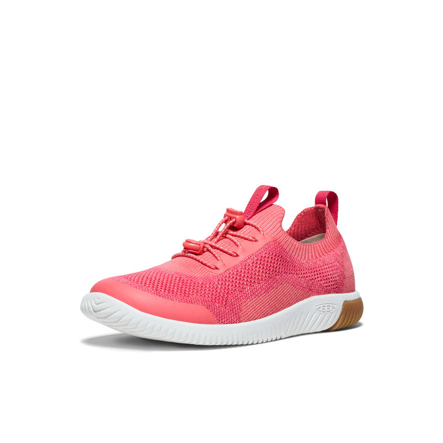 Keen KNX Knit Sneakers Big Kinderen Roze Wit | NTD1135WC