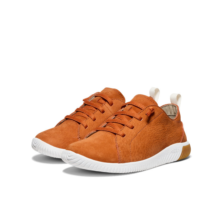 Keen KNX Leather Sneakers Big Kinderen Goud Wit | JOD298IQ