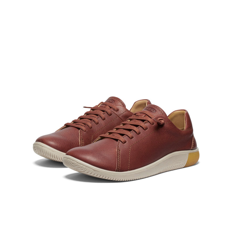 Keen KNX Leather Sneakers Dames Grijs Bruin | SMS554SA