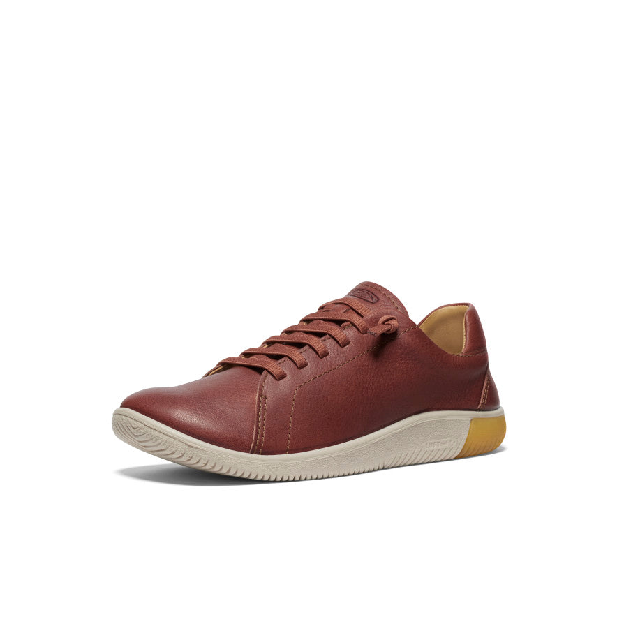 Keen KNX Leather Sneakers Dames Grijs Bruin | SMS554SA