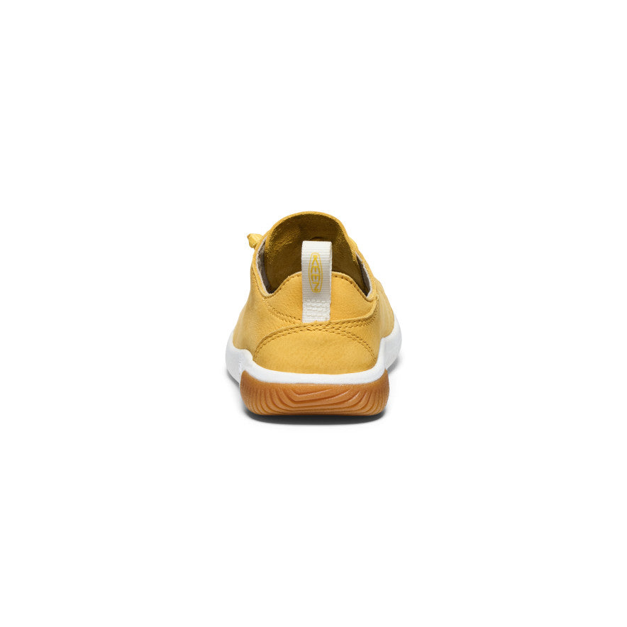 Keen KNX Leather Sneakers Kinderen Geel Wit | QLN3955LV