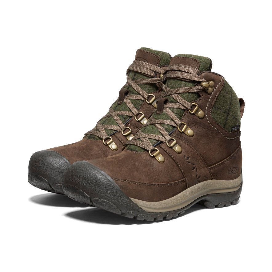 Keen Kaci III Winter Waterproof Werklaarzen Dames Bruin Groen | WVA937QY