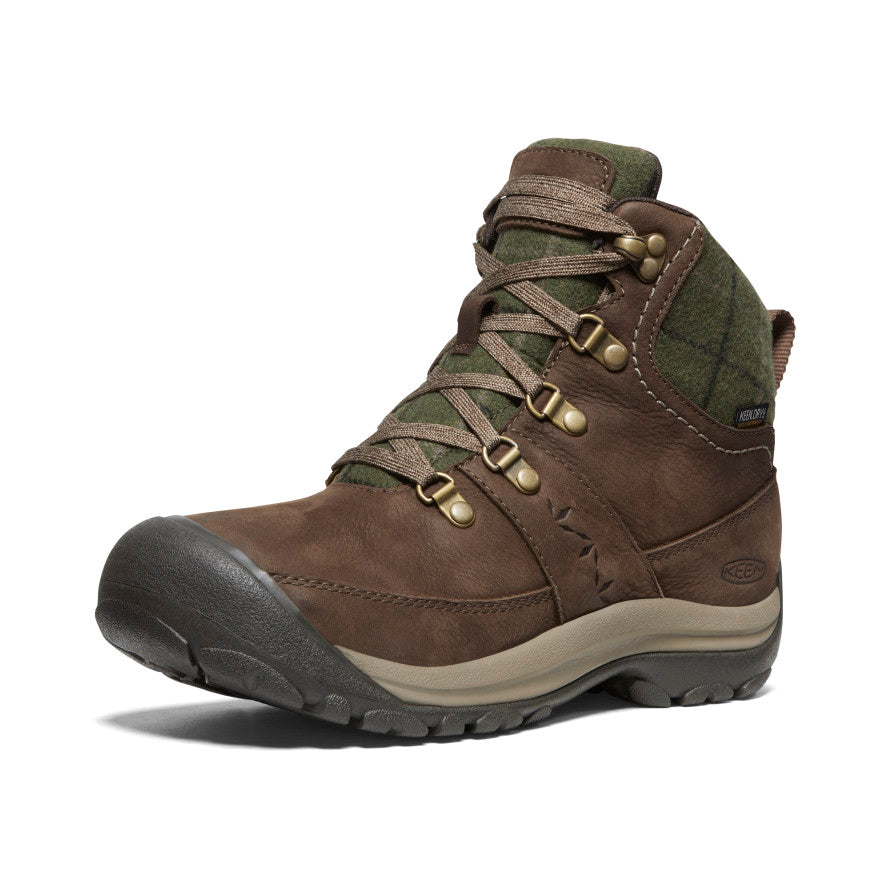 Keen Kaci III Winter Waterproof Werklaarzen Dames Bruin Groen | WVA937QY