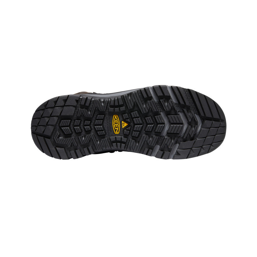 Keen Kansas City+ Waterproof Mid Werklaarzen Heren Koffie Zwart | YGU5354SQ