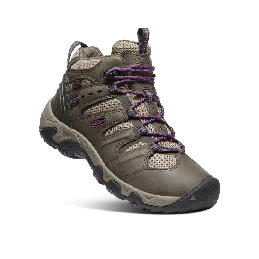 Keen Koven Waterproof Werklaarzen Dames Groen Paars | OTQ6698YT