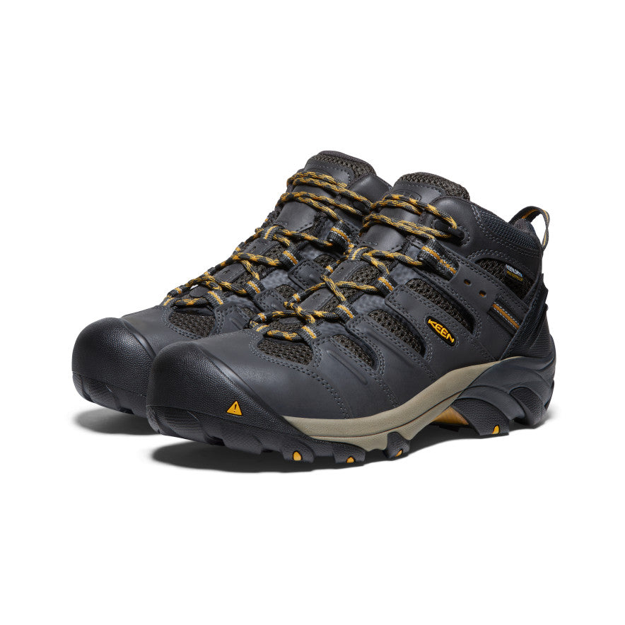 Keen Lansing Mid Waterproof Werkschoenen Heren Bruin Olijfgroen | AYI5897HJ