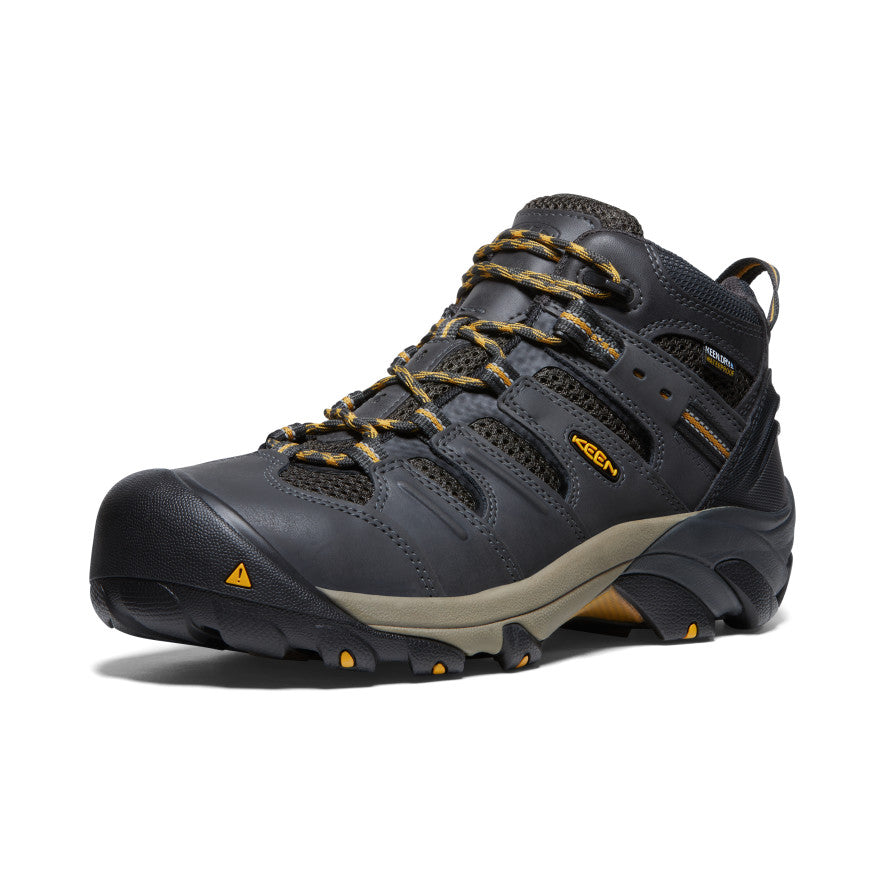 Keen Lansing Mid Waterproof Werkschoenen Heren Bruin Olijfgroen | AYI5897HJ