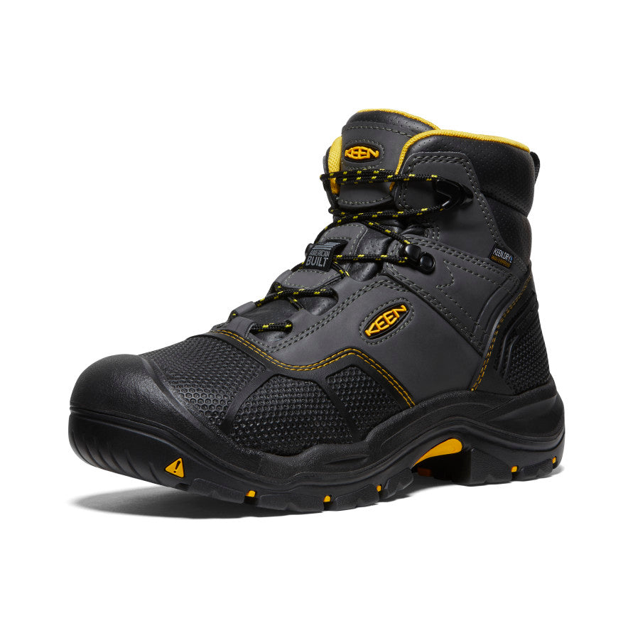 Keen Logandale Waterproof Werklaarzen Heren Zwart | TWK8981BF