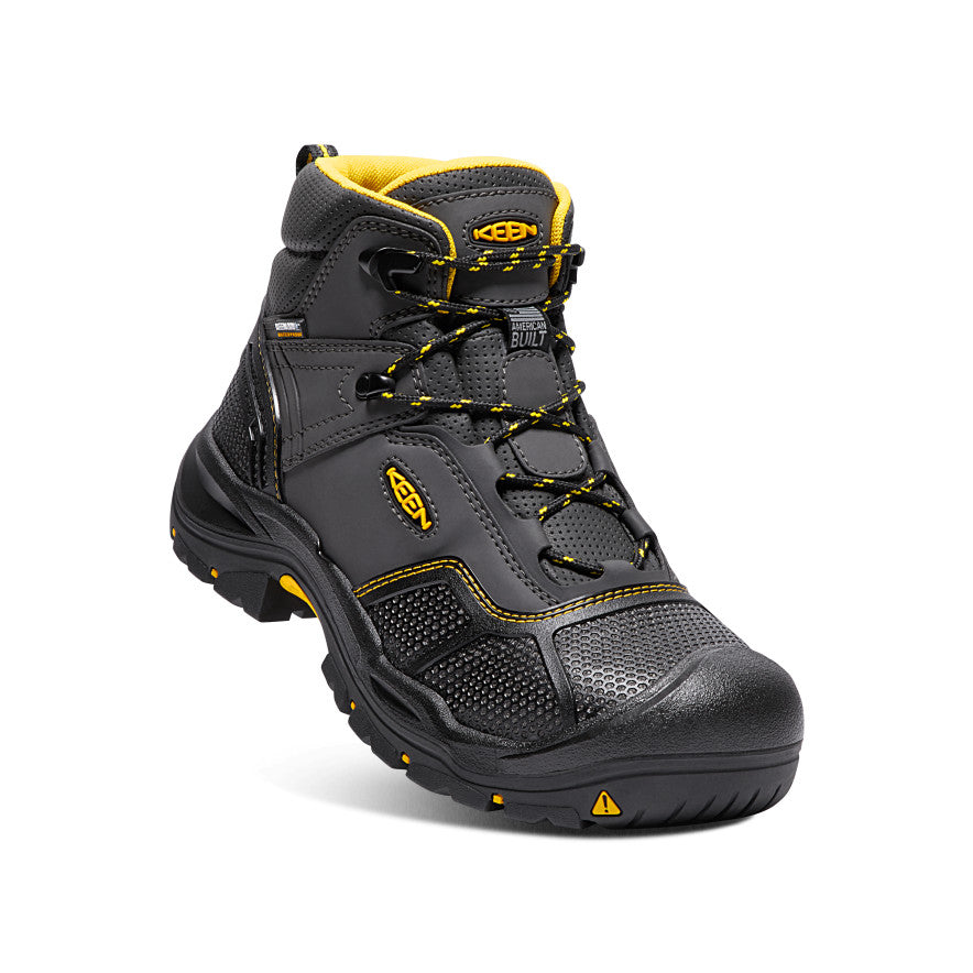 Keen Logandale Waterproof Werklaarzen Heren Zwart | TWK8981BF