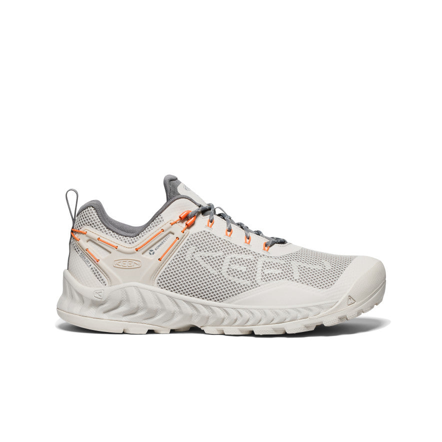 Keen NXIS EVO Waterproof Werkschoenen Heren Zilver Dieprood | PXJ2411WO