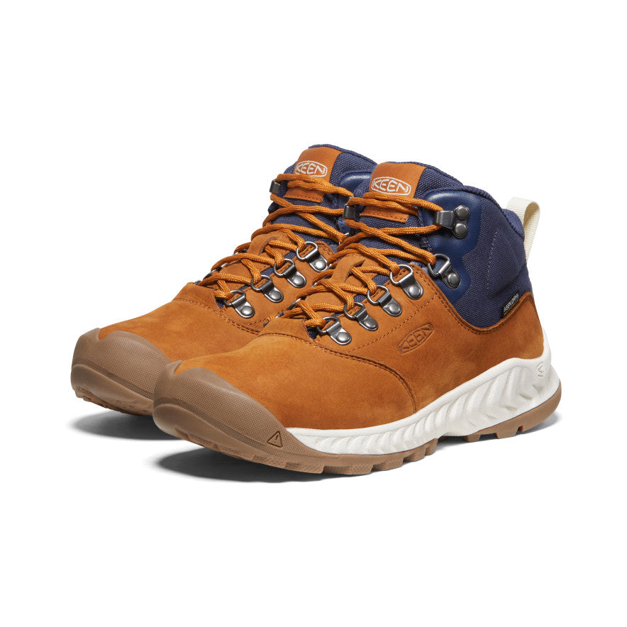 Keen NXIS Explorer Waterproof Werklaarzen Dames Bruin Blauw | HWR5540AN